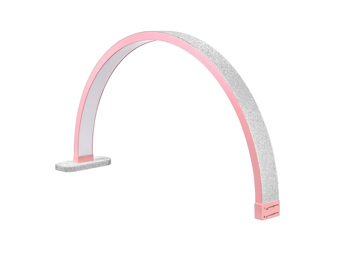 Luz De Unha Led, Brilho Regulável, Design Compacto, Rosa- D45w