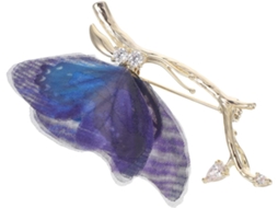 Broche Decorativo Com Alfinete Para Roupas, Vestidos E Lenços - Joia Elegante