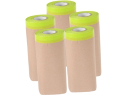 5 Folhas De Papel Adesivo Semitransparente Para Mascaramento De Pintura.