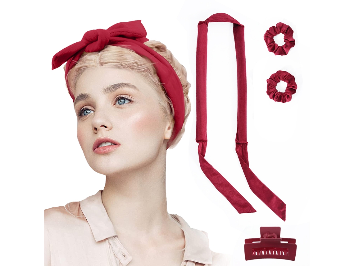 Tiara De Cachos Sem Calor, Modelador Cabelo Com Fita, Seda, Prático, Macia Para Dormir, Ferramentas Penteado.-aquaforge