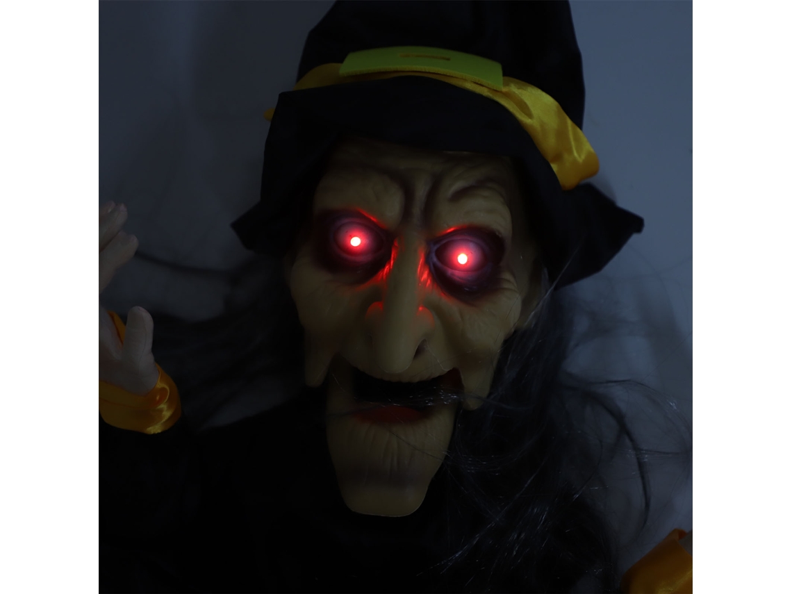 Fantasma Pendurada Luminoso Elétrico (sensor De Voz, Acessório De Terror) Eoocoo
