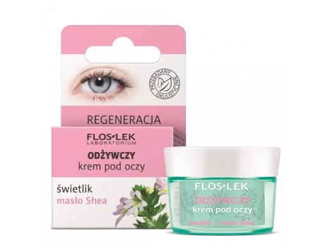 Creme Nutritivo Para Os Olhos Flos Lek Com Calêndula E Manteiga De Karité 15 Ml Floslek