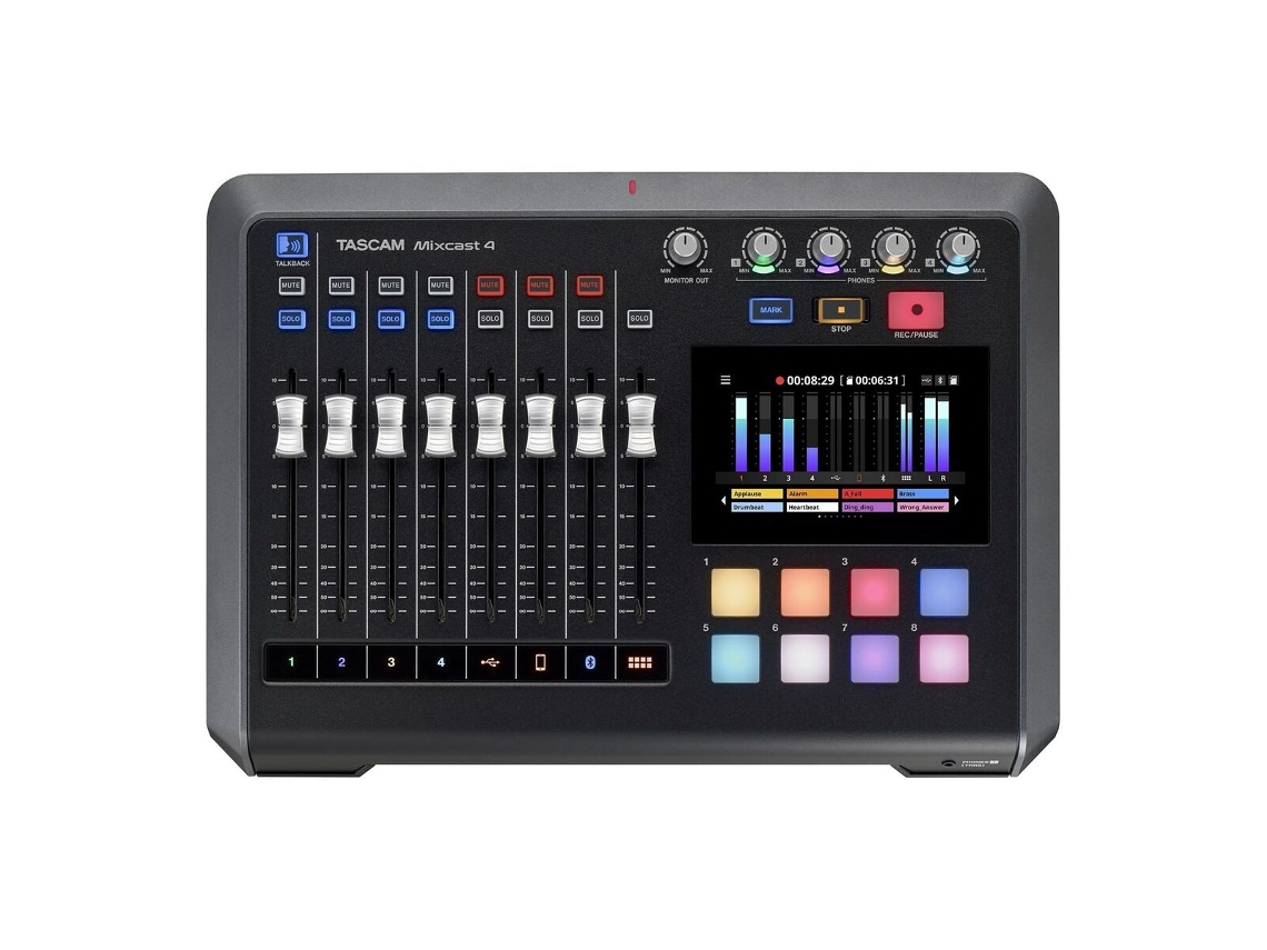 Mesa de Dj TASCAM Mixcast 4