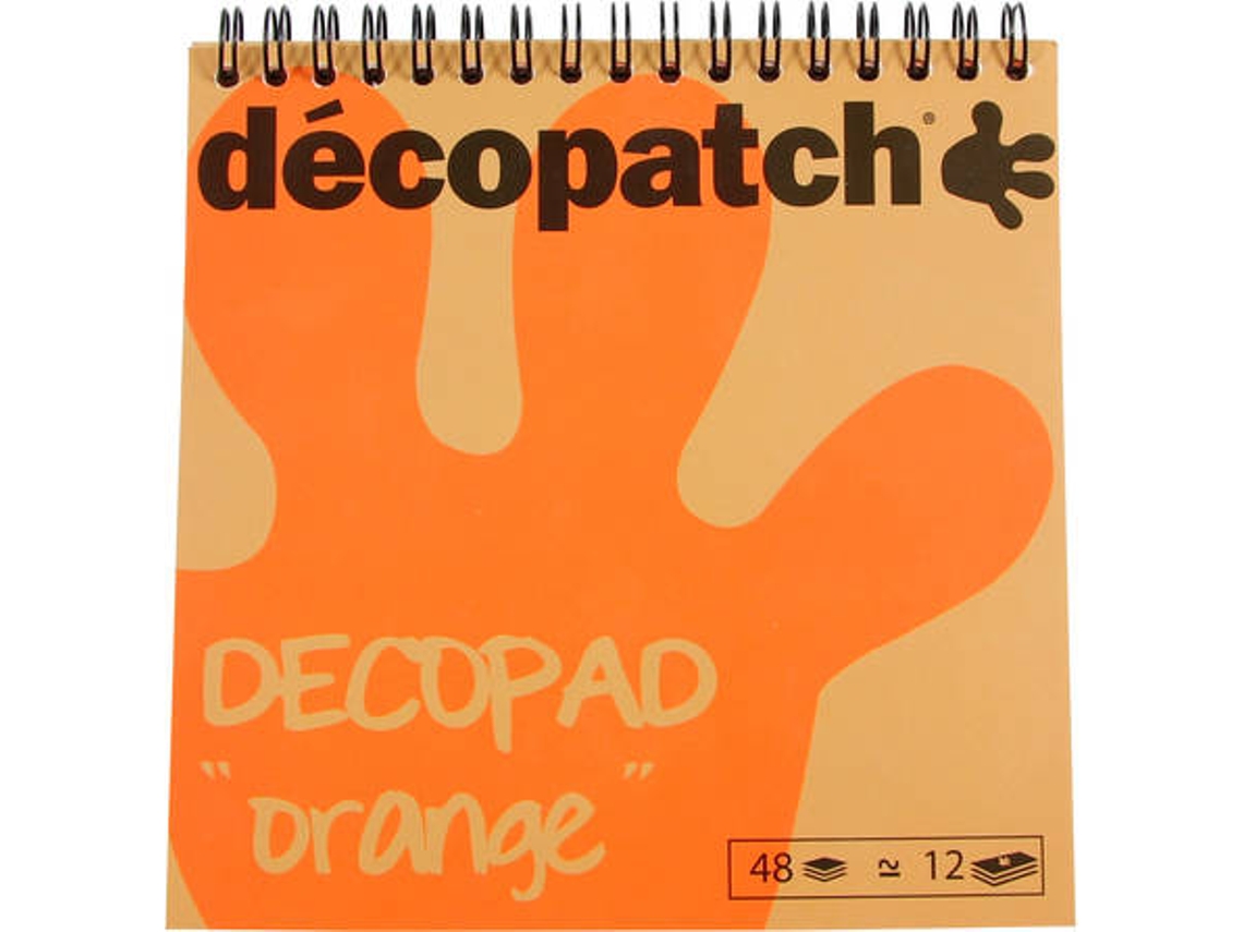 Bloco de Notas DÉCOPATCH Decopad Laranja