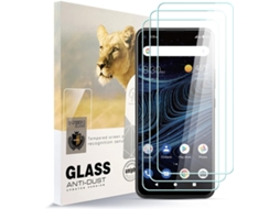 Conjunto de Películas de Ecrã Filme Dureza Arranhões Sem para Zte Blade X1 HONGWE. Vidro Temperado (3un)