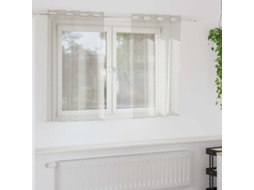 Vidaxl Cortina De Voile 2 Unid. Creme 140 X 140 Cm Poliéster