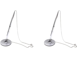 Conjunto De 2 Canetas Esferográficas Com Suporte Estável Para