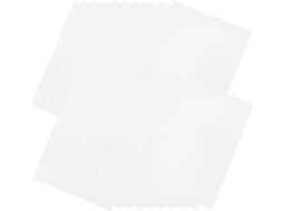 Stobaza 20 Peças De Páginas Transparentes Para Álbum De Fotos Intercaladas Em Anneaux Protegidas Fotos E