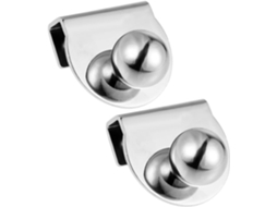 Veemoon Conjunto De 2-puxadores Metal Para Porta Vidro E Gaveta, Em Ferro, Para Abertura E Fechamento Fáceis, Para Casa