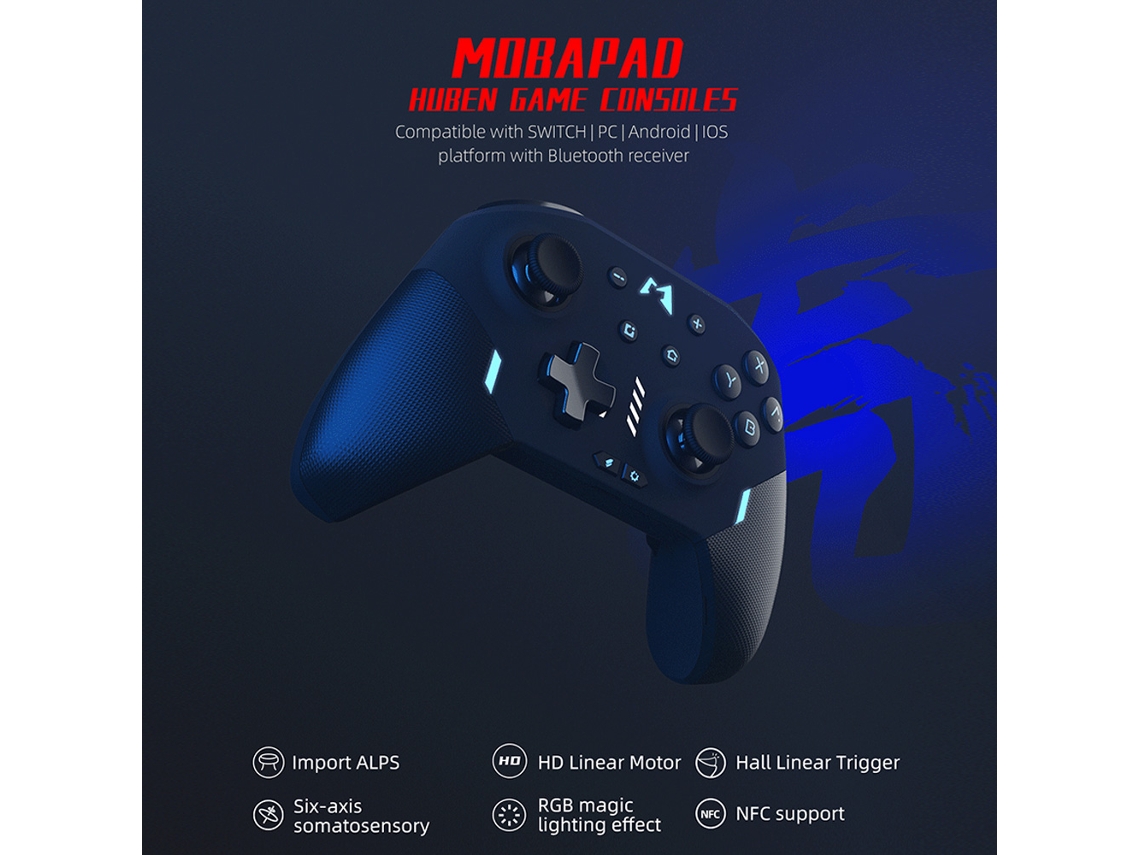 Controle Sem Fio Mobapad Huben M9 Para Games