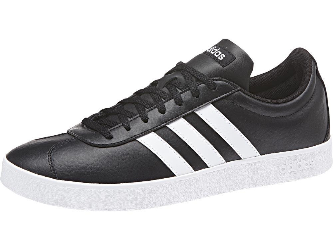 Adidas preto couro cheap