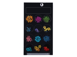 12 Cores Flores Secas Para Decoração De Unhas De Gel Uv 3d Ferramenta De Manicure Diy