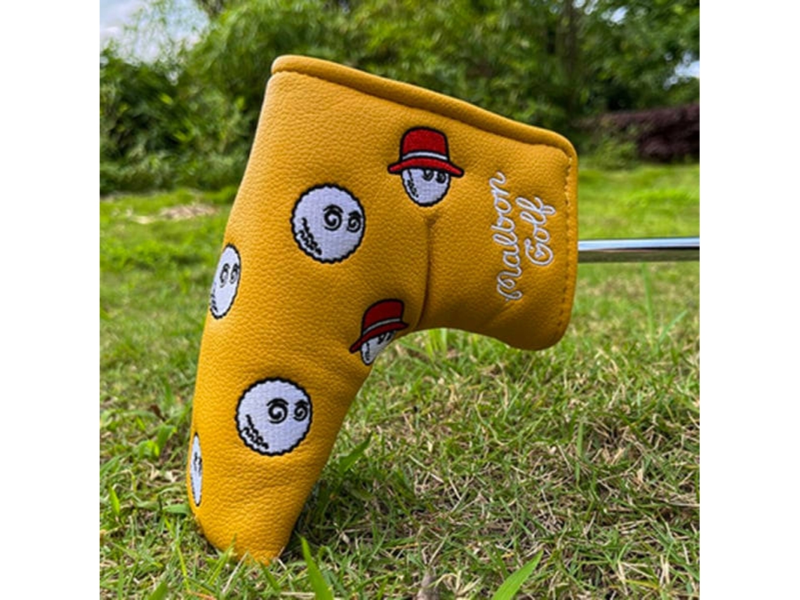 Capa BRILVIBERA Prateada para Taco de Golfe, em Couro Pu
