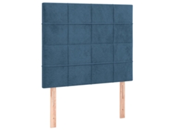 Cabeceira Azul Escuro 80x5x118/128 Cm Veludo MAISON EXCLUSIVE