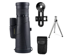 Telescópios Monoculares Spotting Telescope Life À Prova D Água Fmc Revestimento Multicamada 42mm Grande Calibre, Preto Bestvite