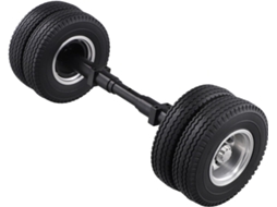 Conjunto de 4 Pneus de Borracha Sem Eixo para Caminhão Rc 1/14 770s 3363 Fh16 Man Diy SFUSHOS