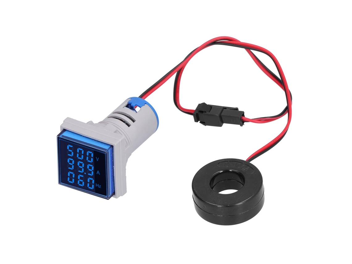 Indicador Led Digital 3 Dígitos 60 500v Ac 0 100a