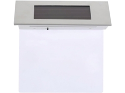 Conjunto de 2 Luminárias Solares para Porta com Números e Endereço, Iluminação Traseira para Casa SFUSHOS