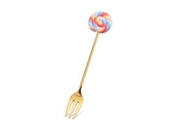 Cucharas E Garfos Criativos De Desenhos Animados, 6 Peças De Aço Inoxidável Resistente À Oxidação Para Sobremesas, Festas E Acampamentos