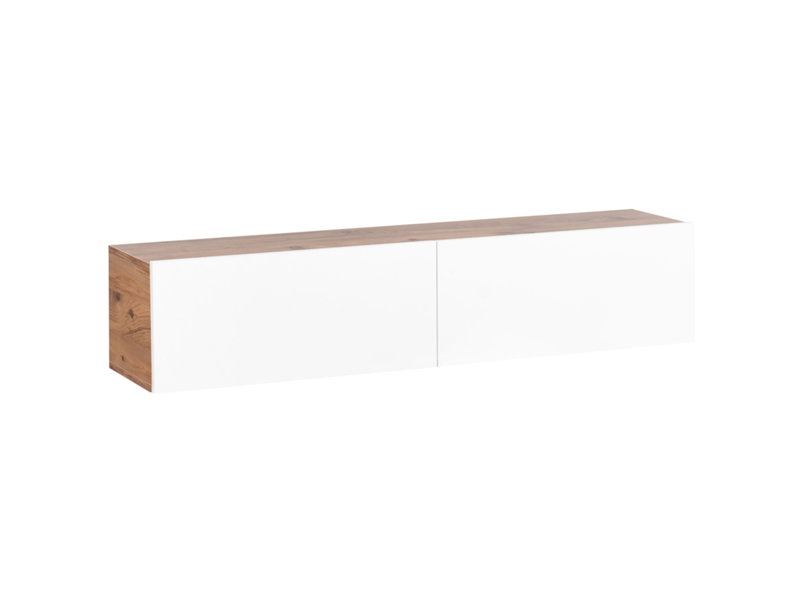 Móvel De Tv De Parede Gladstone Castanho/branco