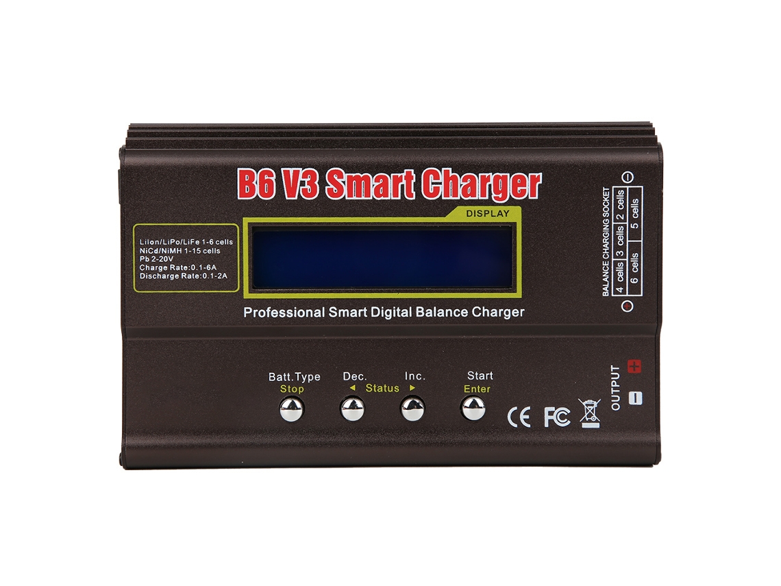 Carregador de equilíbrio digital inteligente com tela LCD e alta precisão para medir a resistência interna de 80W.