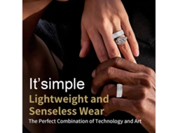 Smart Ring NISSGU X1 Rastreador de Saúde 6# Prata