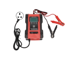 Carregador de bateria inteligente com revestimento em ABS resistente ao desgaste, 7 estágios de carregamento automático, plugue padrão do Reino Unido 100-240V