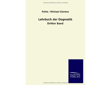 Livro Lehrbuch der Dogmatik German Edition de Pohle / Michael Gierens (Alemão)
