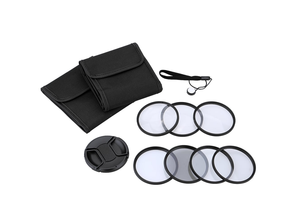 2026 kit de Filtros 77mm e 49mm: Uv, Cpl, Star8 para Câmeras Dslr Canon e Nikon