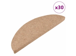 Tapetes De Escada Adesivos 30 Pcs 56x17x3 Cm Bege DKD HOME DECOR