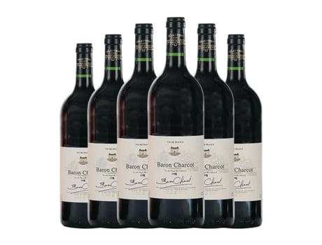 Vinho LES VINS DE SAINT SATURNIN Baron Charcot Rouge Vin de Pays de l'Hérault (1 L - 6 Unidades)
