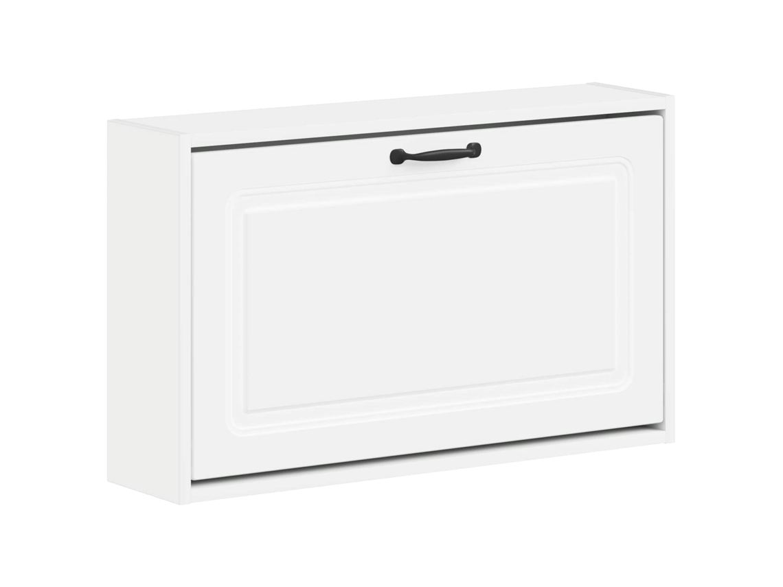 Vidaxl Armário De Sapatos De Parede Utrecht 71 X 17 X 43 Cm Branco