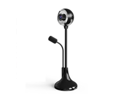 Cámara Web AQUAFORGE USB con Enfoque Manual, Lente 1080p y Micrófono