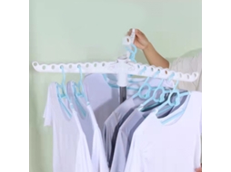 Tendedero de Ropa Plegable de Acero Inoxidable con Rotación 360° y 3 Camas | S/MARCA