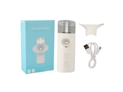Sprayador De Olhos Nano Iônico Com Compressão Quente Hidratante Alivia Fadiga 2 Modos Mister Facial Ocular