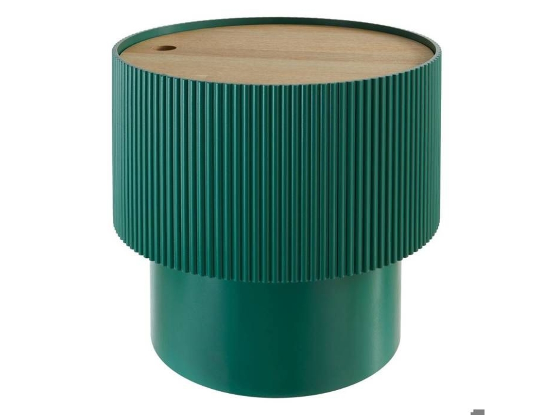 Mesa De Apoio Enola Verde D38,5x38,5x35cm Atmosphera Criador De Interiores Verde ATMOSPHERA