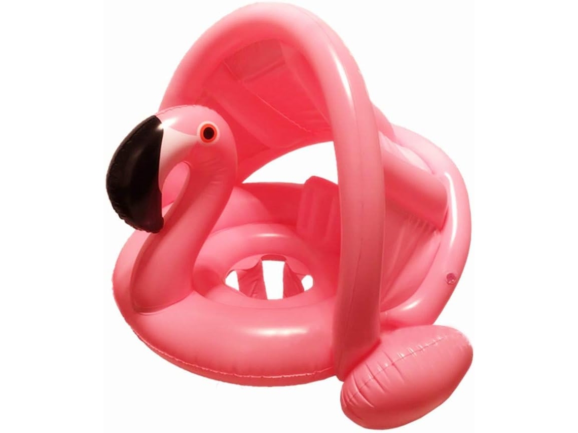 Boia De Piscina Flamingo Baby Com Capa - Boia Inflável -aquaforge