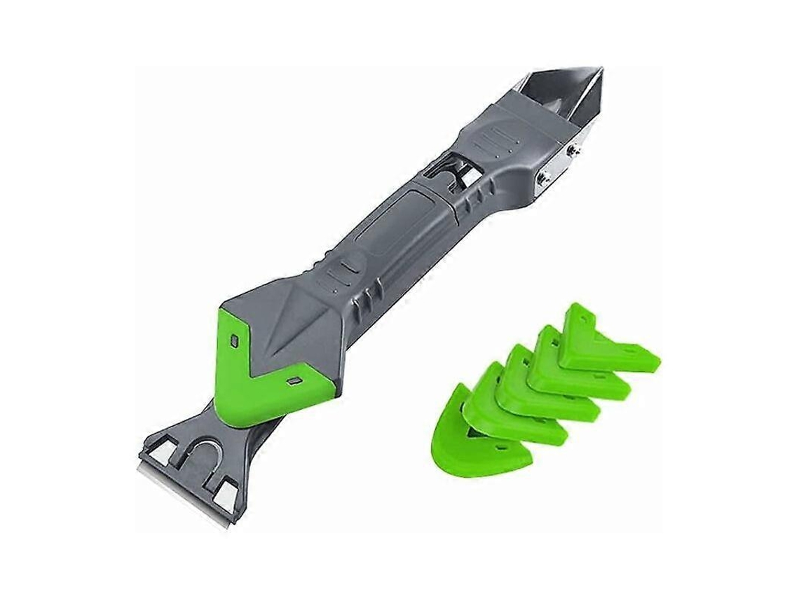 Ferramenta 5 em 1 para Remover Silicone, Raspa de Calafate, Aço Inoxidável para Cozinha, Banheiro e Pia