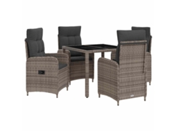 Vidaxl Conjunto De Jantar Para Exterior 5 Pcs