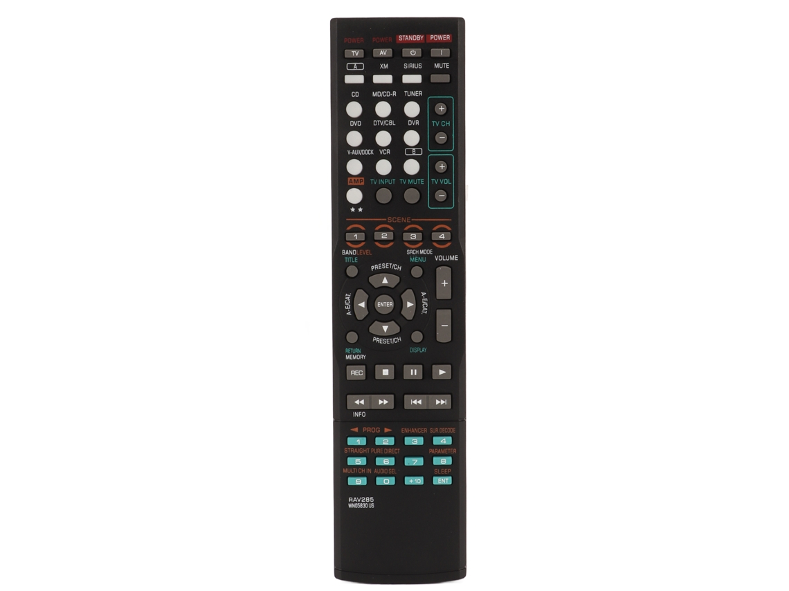 Controle Remoto Substituto Rav285 WN05830 para Receptor AV
