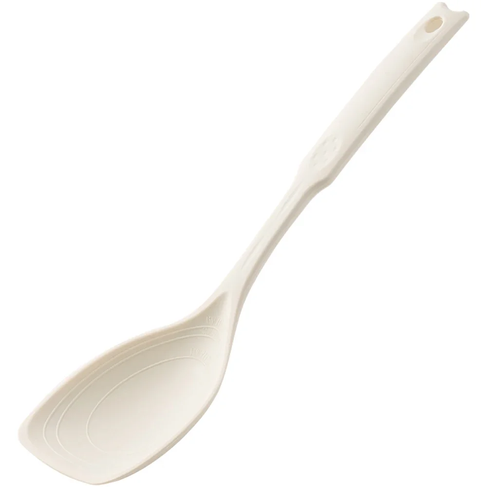 Colher de Silicone com Aderência Multifuncional, Confortável e Antiderrapante MDUG (branco)