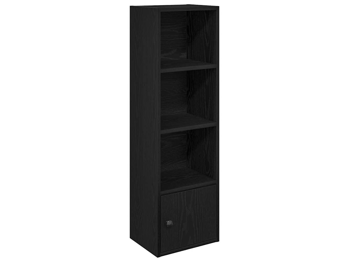 Bookcase, Bookcases Vidaxl Preto Madeira Processada (n/a)