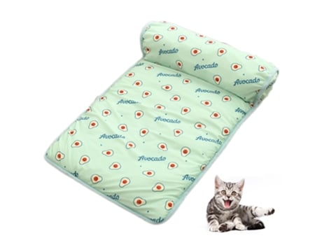 Tapete Refrigerante para Pets para O Verão Verde Abacate NEVEANCE