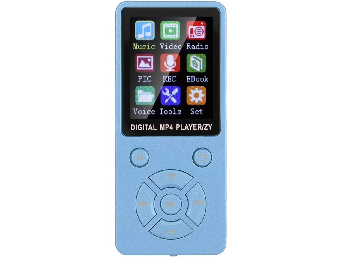 Reprodutor De Mp3, Reprodutor De Música, T1 Music Mp3 Mp4 Player Com Suporte A Bluetooth, Memória De 32gb, Botões