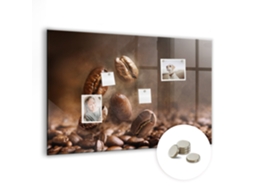 Lousa Magnética Grãos De Café Para A Sala De Estar Espelharte (90x60 Cm)