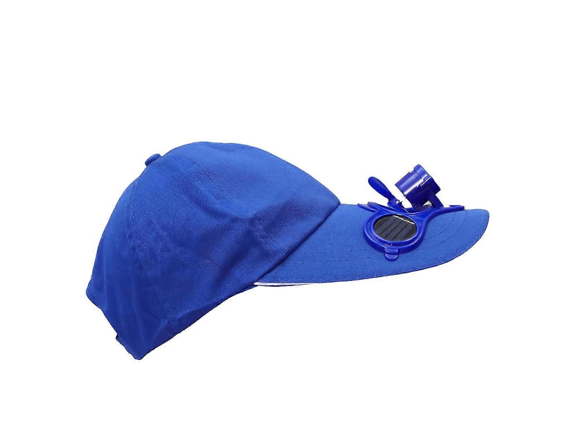 Conjunto De Chapéu De Sol Infantil Movido A Energia Solar, Azul, Viseira De Sol Olysi Shop