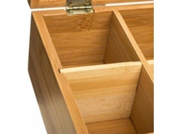 Caixa de Chá HOGAR Y MÁS Compartimento Infusão (madeira de bambu)