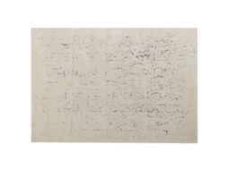 Tapete Para Sala De Estar Moderna Beliani Nakus De Poliéster Creme Claro 160x230