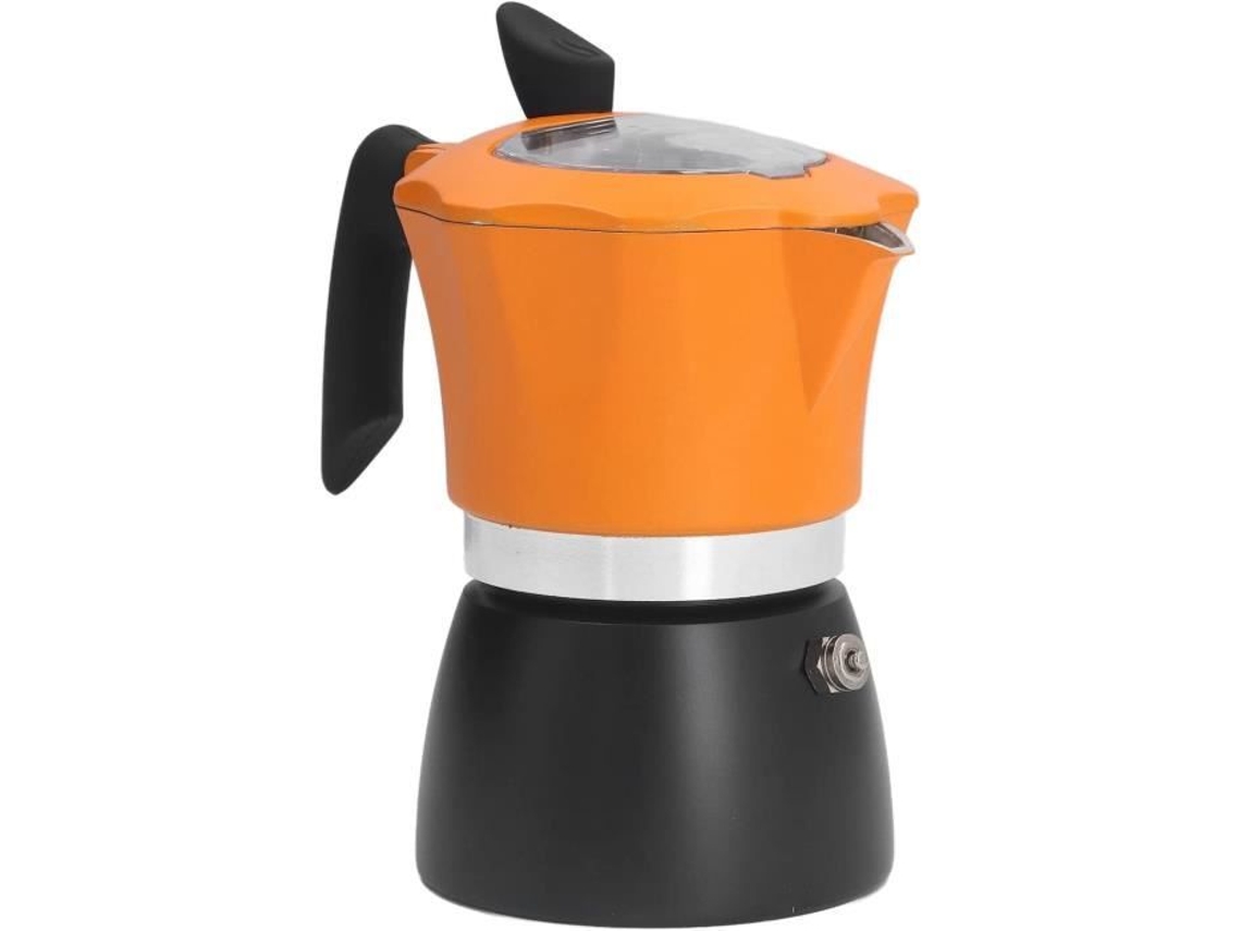 Máquina de Café Expresso Italiana com 3 Xícaras Fogão Cafeteira Cubana Percolador Manual Moka Máquina de Café Expresso 586