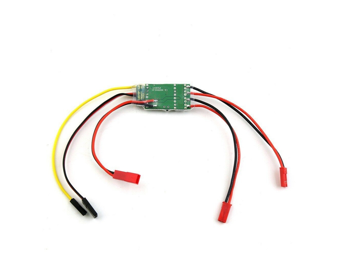 Controlador De Velocidade Esc Brushed 5a Dual Way 2-3s Com Bec Controle Misto Bidirecional Para Carros Barcos Tanques Veículos Rc Peças De Reposição